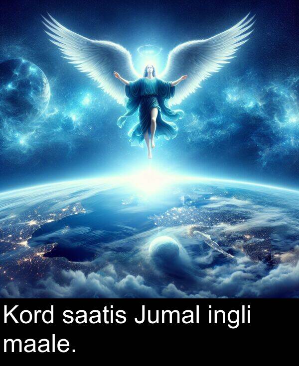ingli: Kord saatis Jumal ingli maale.