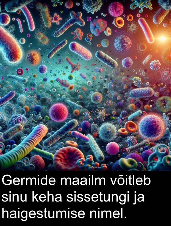 haigestumise: Germide maailm võitleb sinu keha sissetungi ja haigestumise nimel.