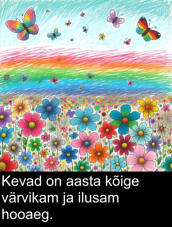 värvikam: Kevad on aasta kõige värvikam ja ilusam hooaeg.