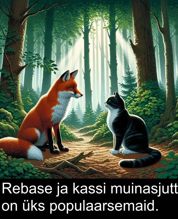 muinasjutt: Rebase ja kassi muinasjutt on üks populaarsemaid.