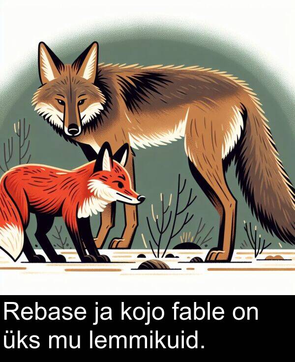 fable: Rebase ja kojo fable on üks mu lemmikuid.