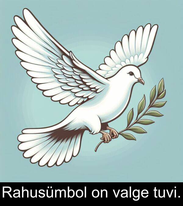 tuvi: Rahusümbol on valge tuvi.