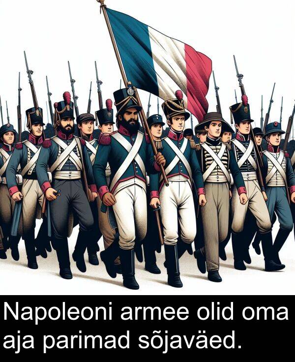 sõjaväed: Napoleoni armee olid oma aja parimad sõjaväed.