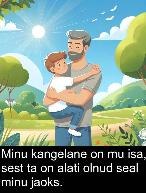 minu: Minu kangelane on mu isa, sest ta on alati olnud seal minu jaoks.
