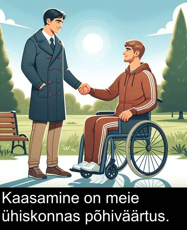 põhiväärtus: Kaasamine on meie ühiskonnas põhiväärtus.