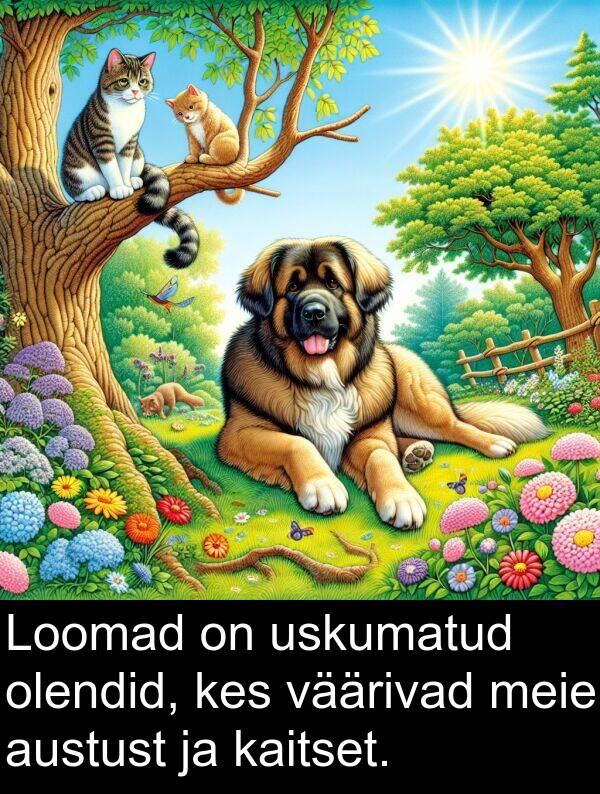 uskumatud: Loomad on uskumatud olendid, kes väärivad meie austust ja kaitset.