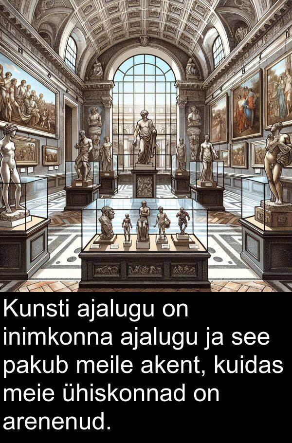 kuidas: Kunsti ajalugu on inimkonna ajalugu ja see pakub meile akent, kuidas meie ühiskonnad on arenenud.