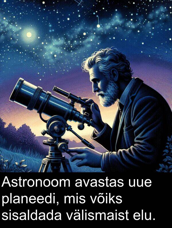 elu: Astronoom avastas uue planeedi, mis võiks sisaldada välismaist elu.