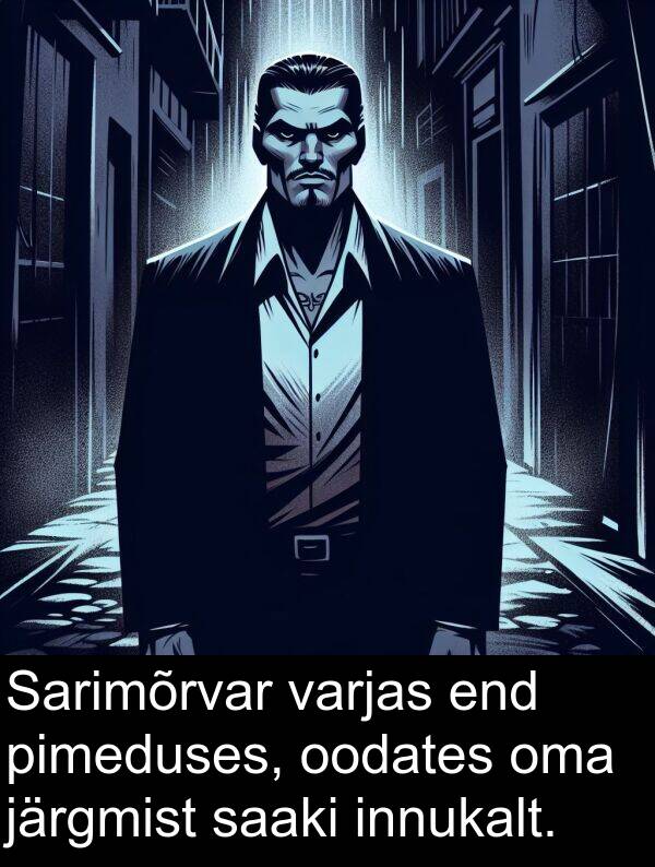 järgmist: Sarimõrvar varjas end pimeduses, oodates oma järgmist saaki innukalt.