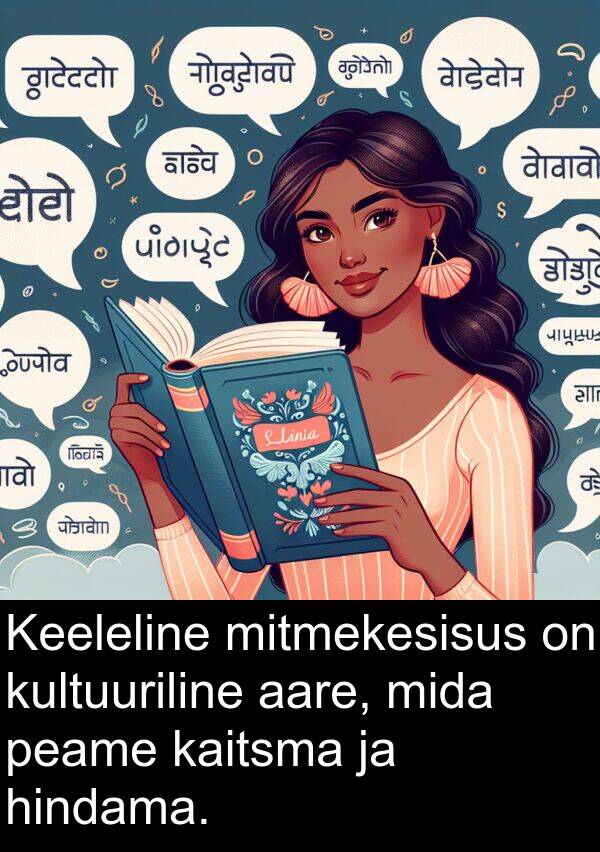 hindama: Keeleline mitmekesisus on kultuuriline aare, mida peame kaitsma ja hindama.