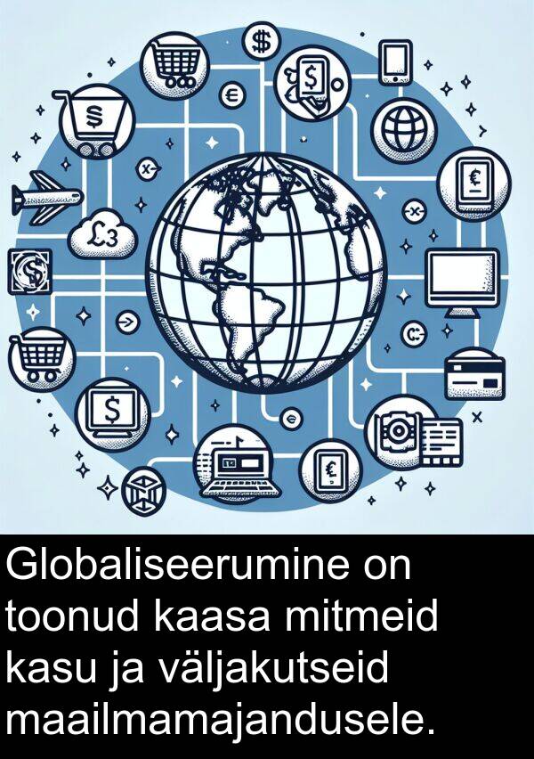 maailmamajandusele: Globaliseerumine on toonud kaasa mitmeid kasu ja väljakutseid maailmamajandusele.
