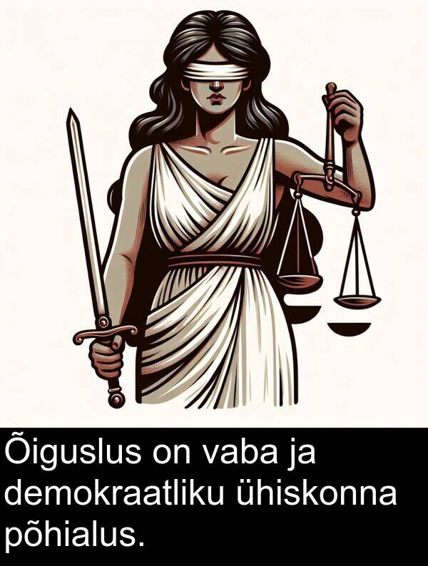 põhialus: Õiguslus on vaba ja demokraatliku ühiskonna põhialus.