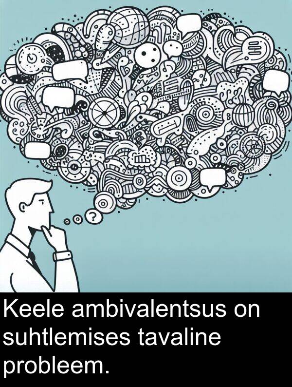 probleem: Keele ambivalentsus on suhtlemises tavaline probleem.