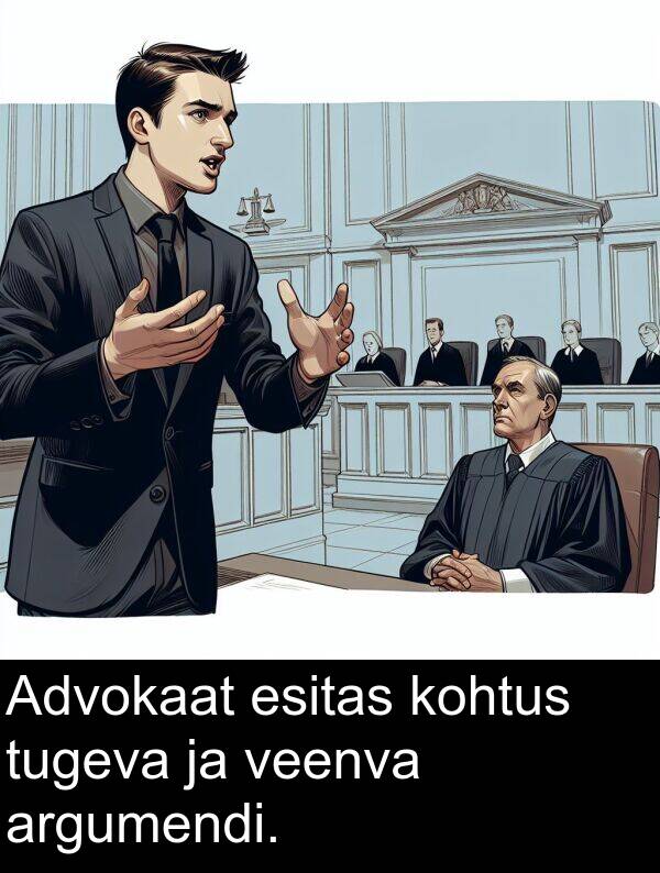 kohtus: Advokaat esitas kohtus tugeva ja veenva argumendi.