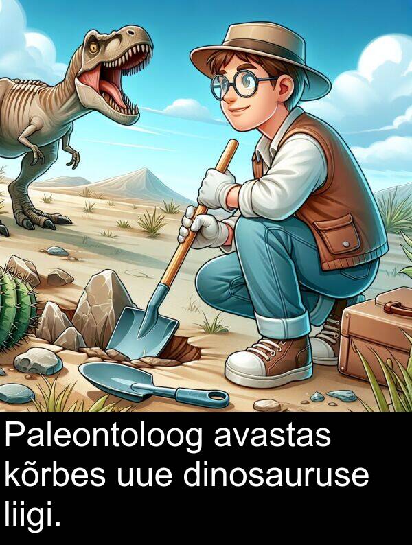 dinosauruse: Paleontoloog avastas kõrbes uue dinosauruse liigi.