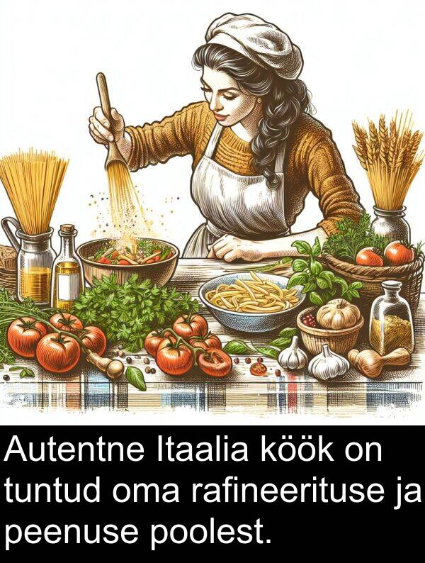 rafineerituse: Autentne Itaalia köök on tuntud oma rafineerituse ja peenuse poolest.