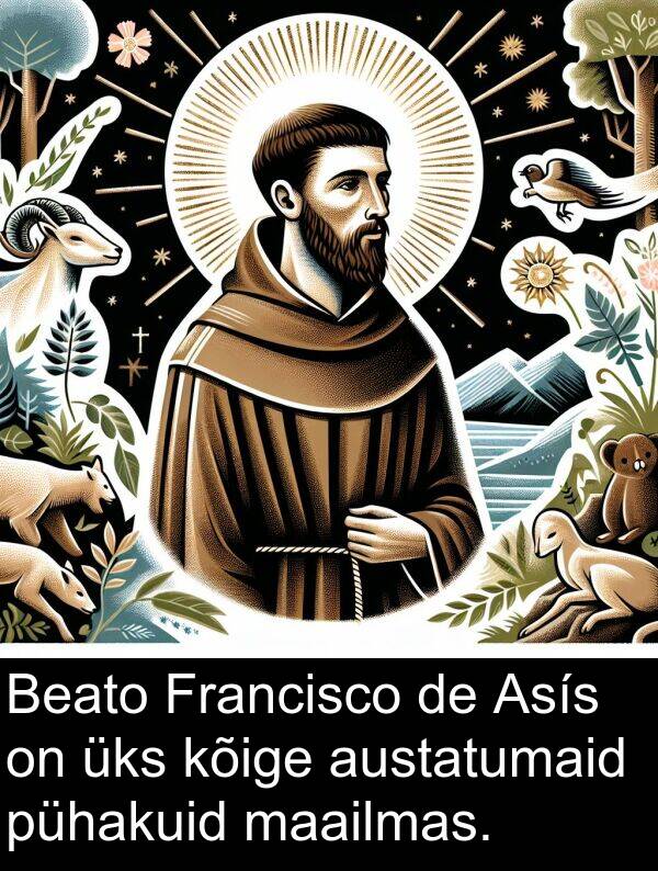 austatumaid: Beato Francisco de Asís on üks kõige austatumaid pühakuid maailmas.