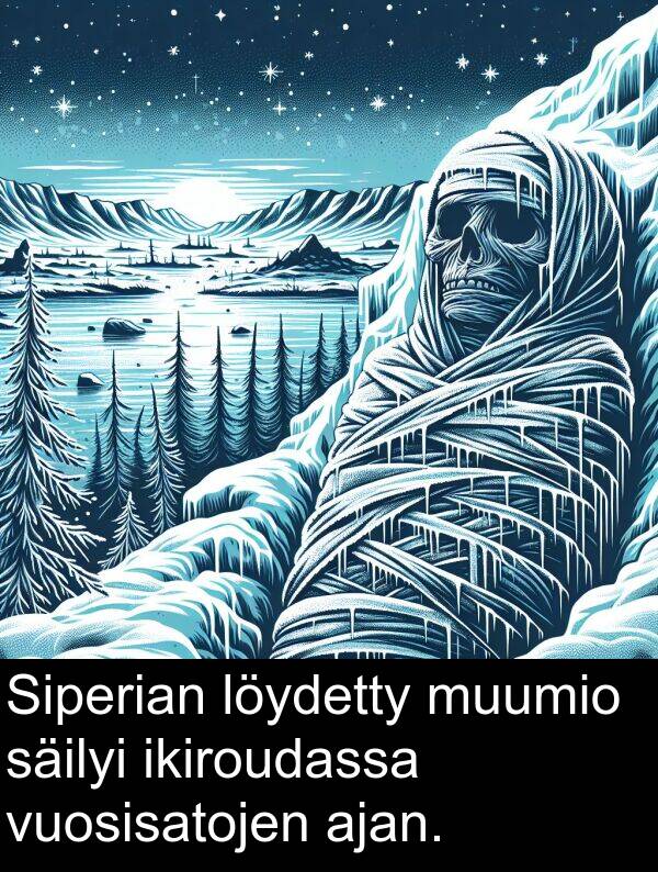 muumio: Siperian löydetty muumio säilyi ikiroudassa vuosisatojen ajan.