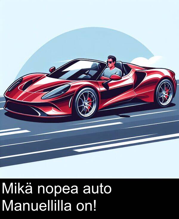 nopea: Mikä nopea auto Manuellilla on!