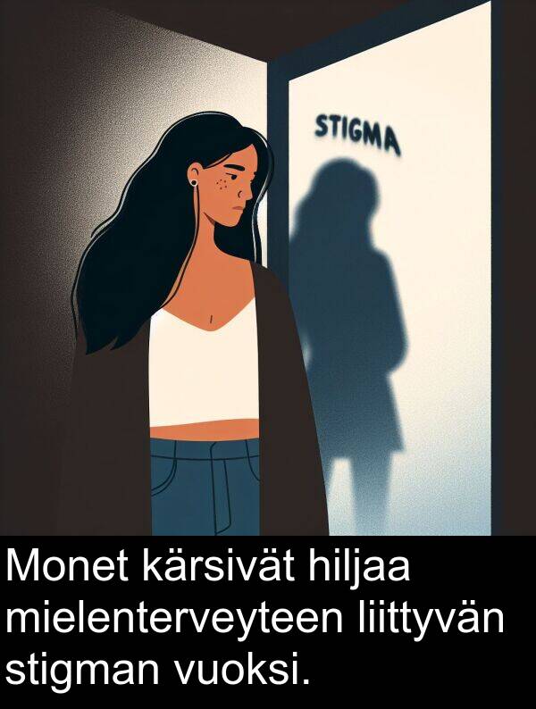 stigman: Monet kärsivät hiljaa mielenterveyteen liittyvän stigman vuoksi.
