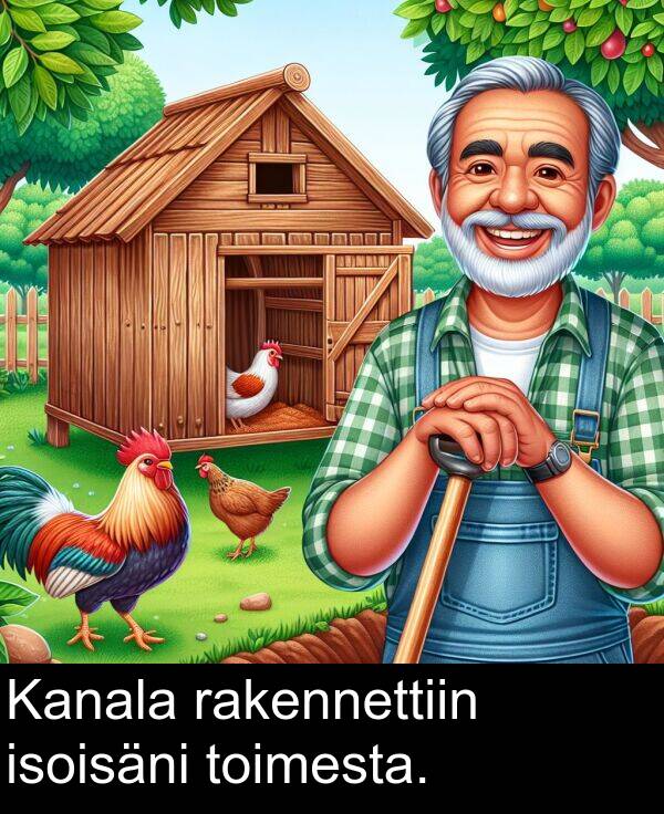 isoisäni: Kanala rakennettiin isoisäni toimesta.