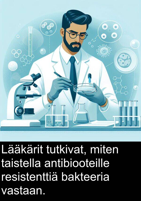 taistella: Lääkärit tutkivat, miten taistella antibiooteille resistenttiä bakteeria vastaan.