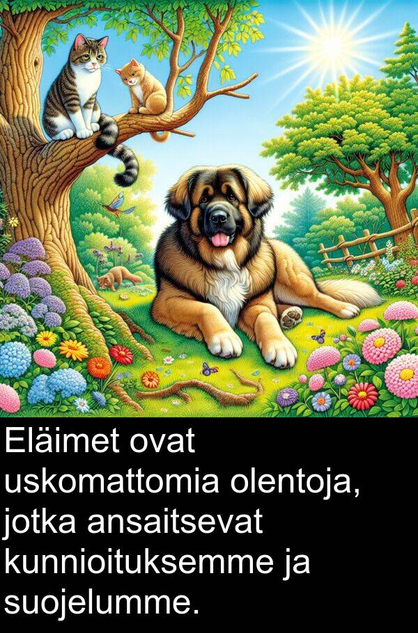 suojelumme: Eläimet ovat uskomattomia olentoja, jotka ansaitsevat kunnioituksemme ja suojelumme.