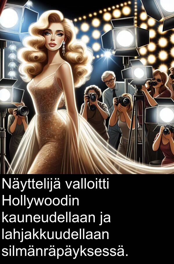 silmänräpäyksessä: Näyttelijä valloitti Hollywoodin kauneudellaan ja lahjakkuudellaan silmänräpäyksessä.