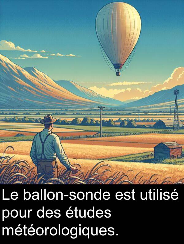 météorologiques: Le ballon-sonde est utilisé pour des études météorologiques.