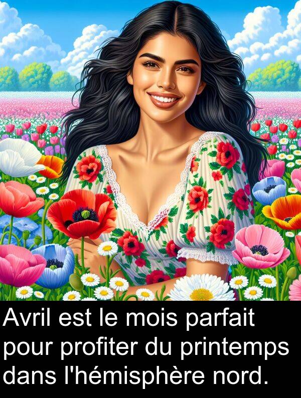 nord: Avril est le mois parfait pour profiter du printemps dans l'hémisphère nord.