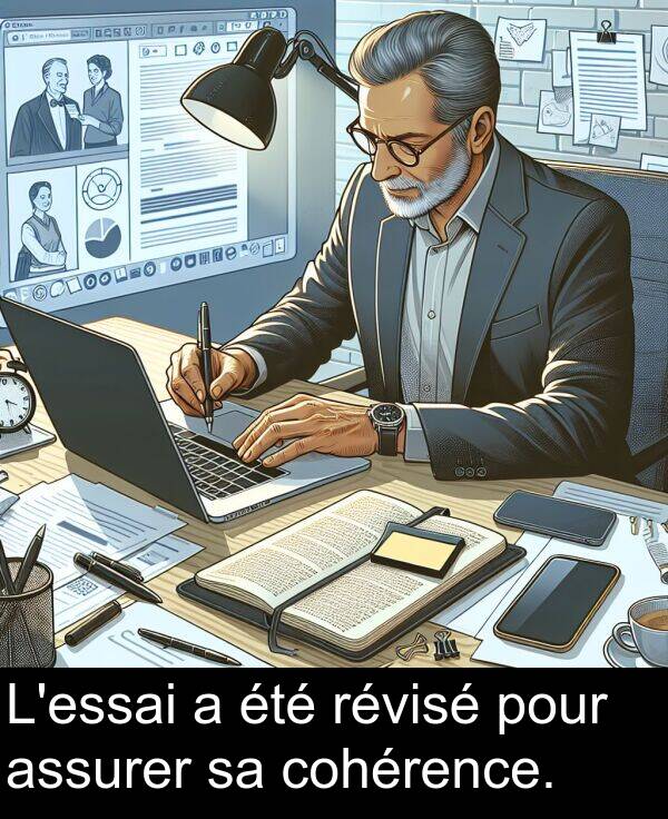 cohérence: L'essai a été révisé pour assurer sa cohérence.