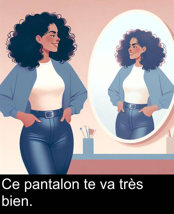 très: Ce pantalon te va très bien.