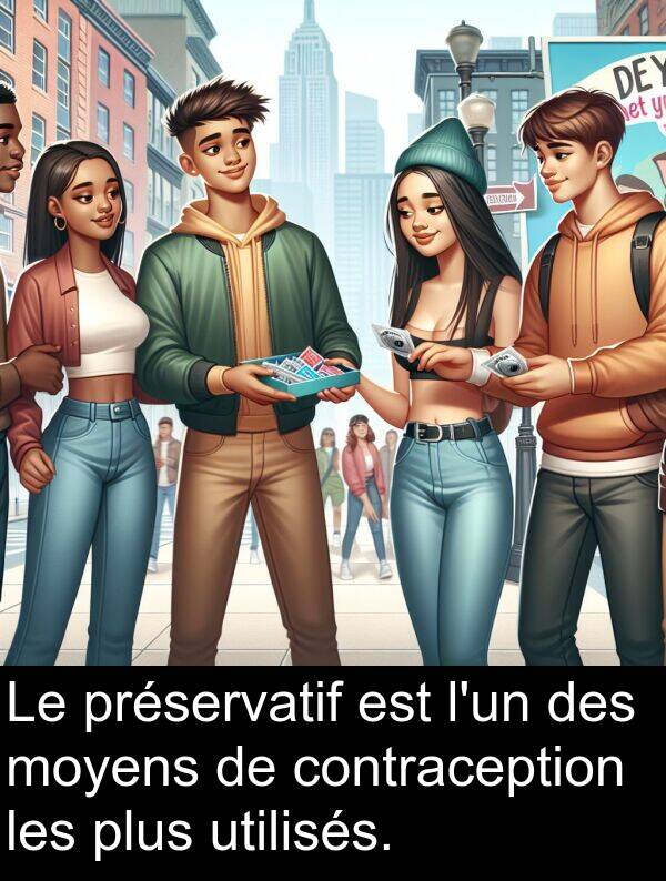 contraception: Le préservatif est l'un des moyens de contraception les plus utilisés.