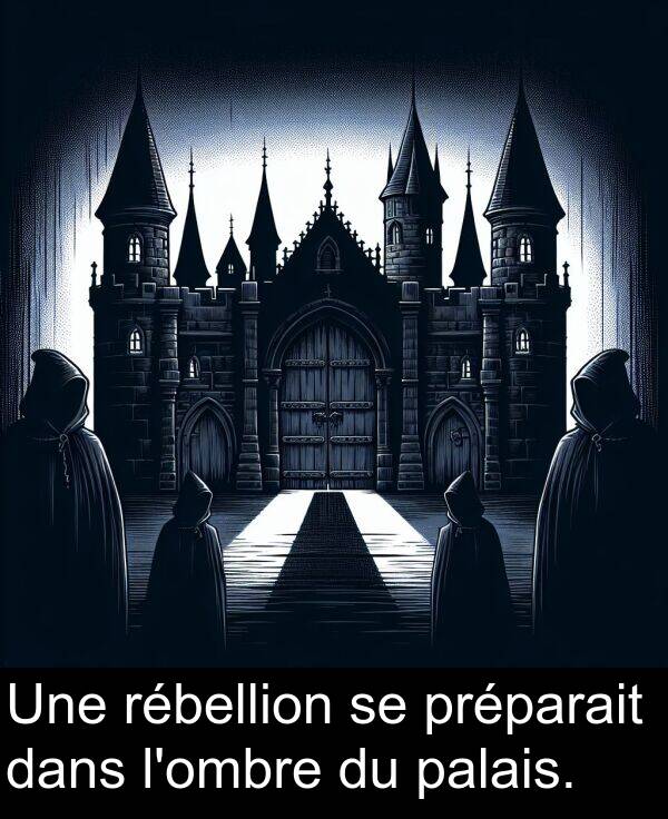 rébellion: Une rébellion se préparait dans l'ombre du palais.