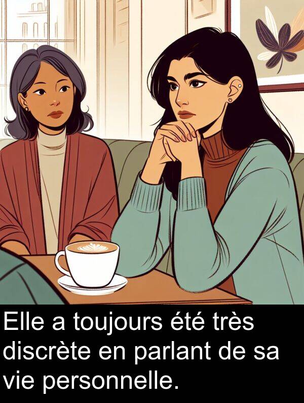 personnelle: Elle a toujours été très discrète en parlant de sa vie personnelle.
