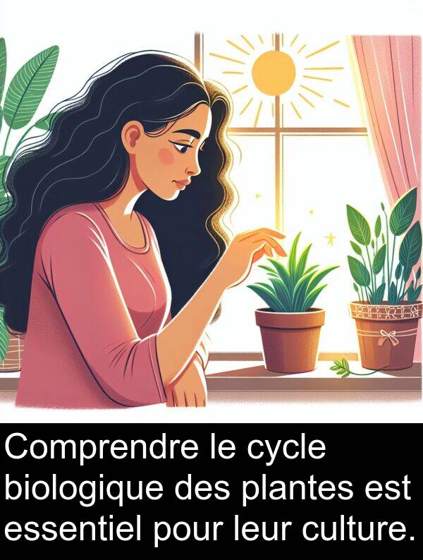 biologique: Comprendre le cycle biologique des plantes est essentiel pour leur culture.
