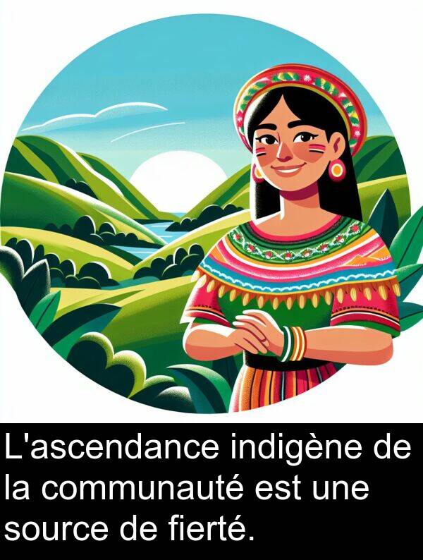 communauté: L'ascendance indigène de la communauté est une source de fierté.