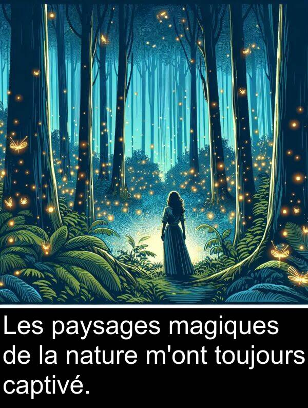 nature: Les paysages magiques de la nature m'ont toujours captivé.