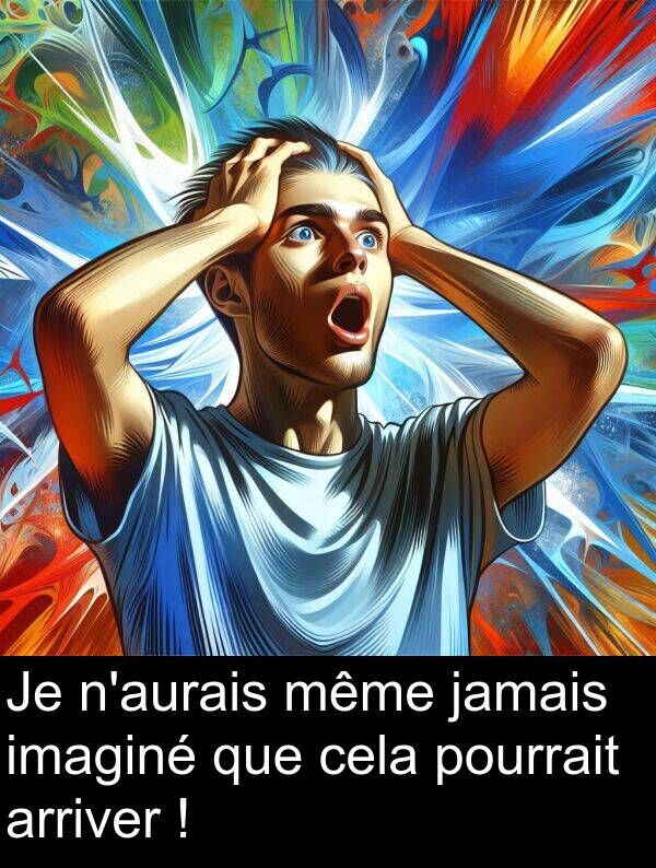 jamais: Je n'aurais même jamais imaginé que cela pourrait arriver !