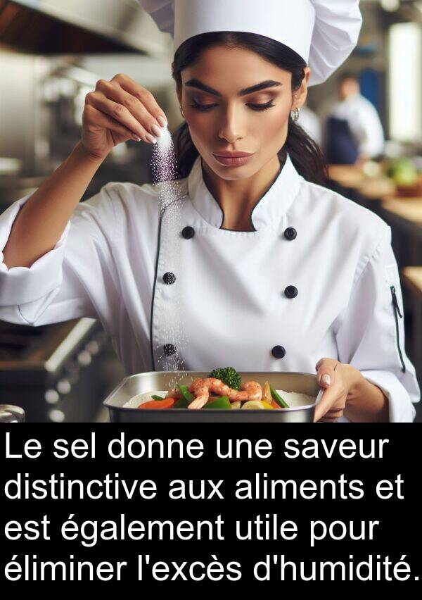 également: Le sel donne une saveur distinctive aux aliments et est également utile pour éliminer l'excès d'humidité.