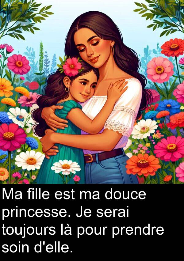 serai: Ma fille est ma douce princesse. Je serai toujours là pour prendre soin d'elle.