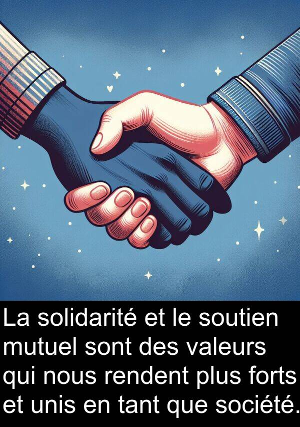 soutien: La solidarité et le soutien mutuel sont des valeurs qui nous rendent plus forts et unis en tant que société.