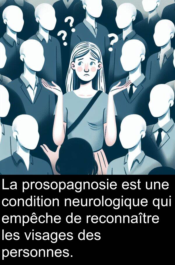 visages: La prosopagnosie est une condition neurologique qui empêche de reconnaître les visages des personnes.
