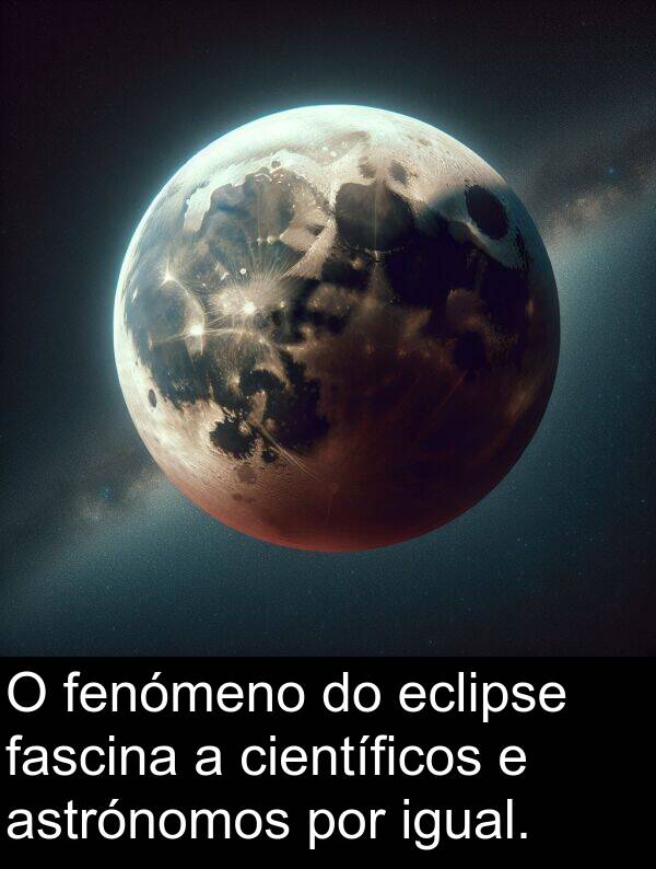 eclipse: O fenómeno do eclipse fascina a científicos e astrónomos por igual.