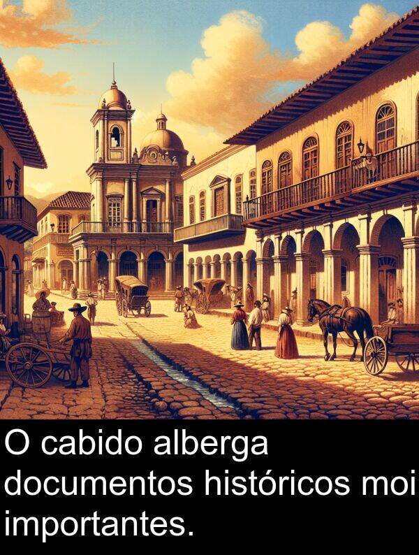 importantes: O cabido alberga documentos históricos moi importantes.