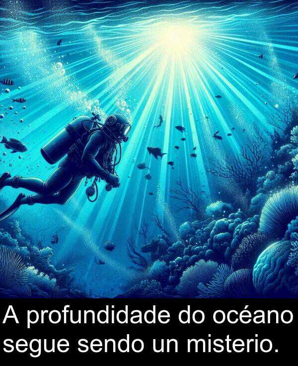segue: A profundidade do océano segue sendo un misterio.