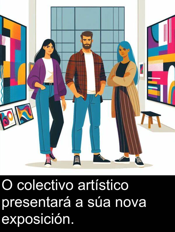 exposición: O colectivo artístico presentará a súa nova exposición.