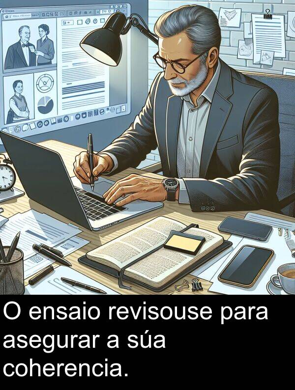 revisouse: O ensaio revisouse para asegurar a súa coherencia.
