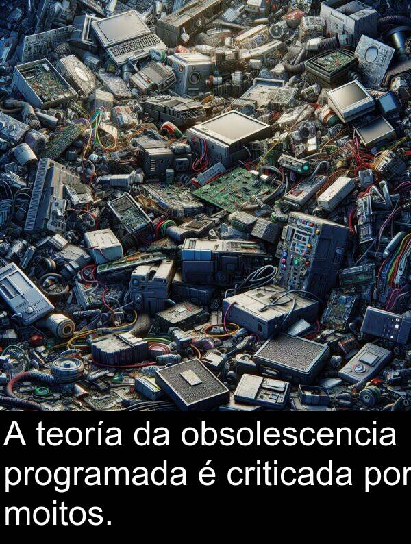 obsolescencia: A teoría da obsolescencia programada é criticada por moitos.