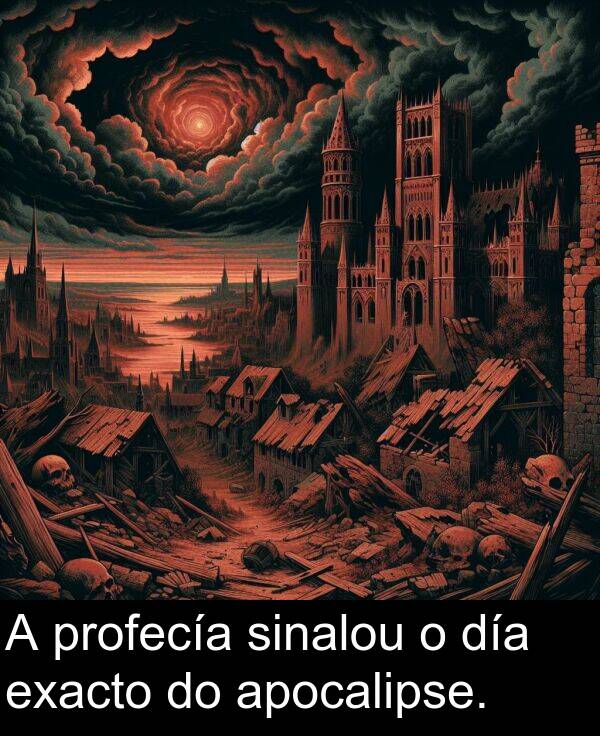 día: A profecía sinalou o día exacto do apocalipse.